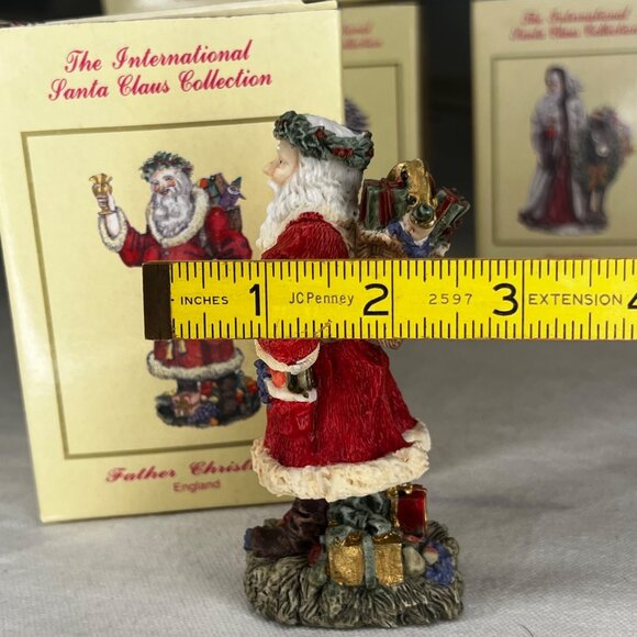 The International Santa Claus Collection Father Christmas England Figurine 1992 - Picture 10 of 11